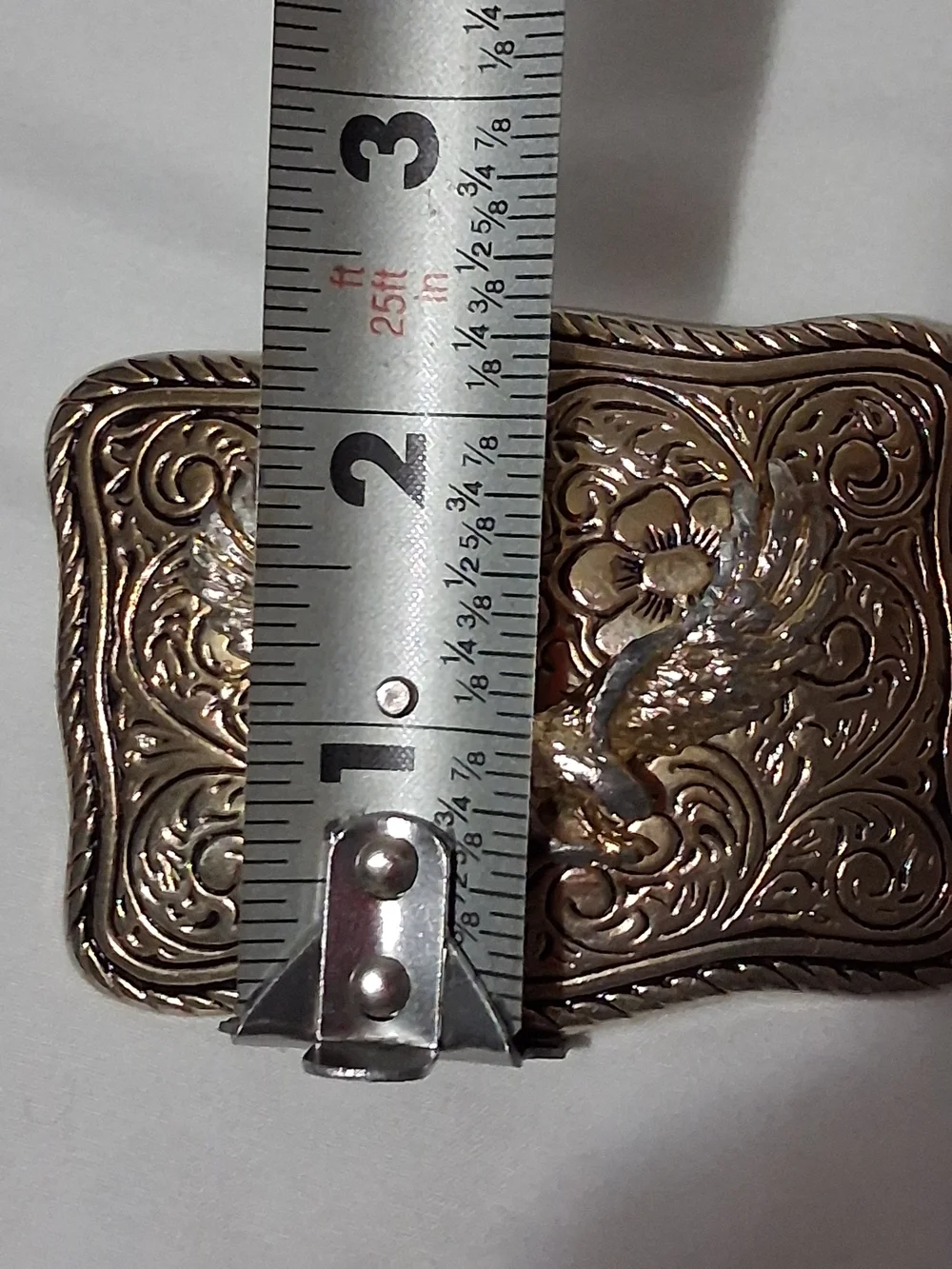 Vintage Western Style Belt Buckle Lot Gold Silver Tone Eagle Pheasant Phoenix